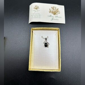 Black Coral Maui Divers Pendant from Hawaii